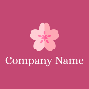 Cherry blossom logo on a Cabaret background - Agriculture