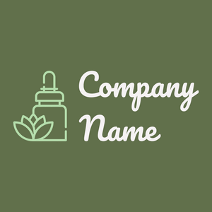 Essential oil logo on a Woodland background - Spa & Esthetics