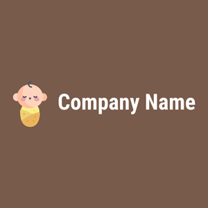 Baby logo on a Tobacco Brown background - Children & Childcare