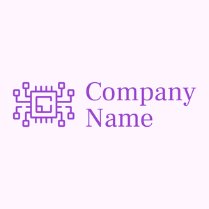 Cpu logo on a Lavender Blush background - Technology