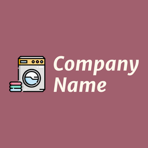 Washing machine logo on a Turkish Rose background - Cleaning & Maintenance