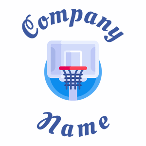 Lavender Blue Basketball on a White background - Sports