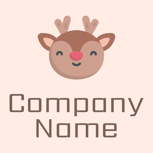 Rose Deer on a Misty Rose background - Community & Non-Profit