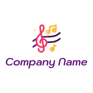 Music logo on a White background - Entertainment & Arts