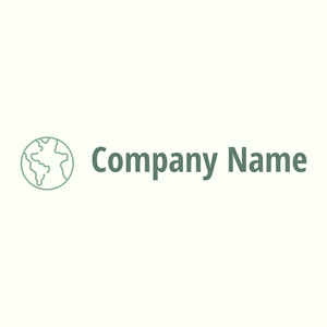 Earth logo on a Ivory background - Environmental & Green