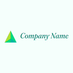 Pyramid logo on a Mint Cream background - Abstract