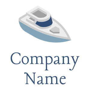 3D Yacht logo on a White background - Automotive & Vehicle