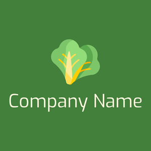 Lettuce logo on a Fern Green background - Food & Drink