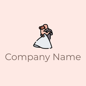 Dance logo on a Misty Rose background - Wedding Service