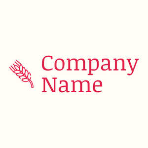 Outlined Wheat logo on a Floral White background - Agriculture