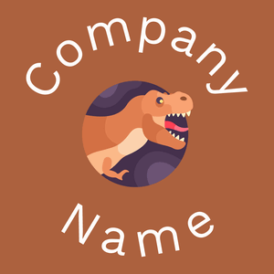 Tyrannosaurus rex logo on a Tuscany background - Animals & Pets