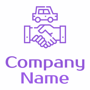 Car dealer logo on a White background - Automotive & Vehicle