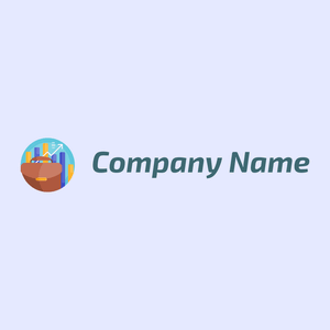 Business logo on a grey background - Business & Consulting