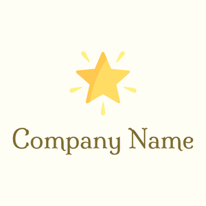 Star logo on a Ivory background - Abstract