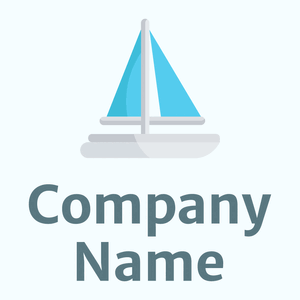 Boat logo on a Azure background - Automotive & Vehicle