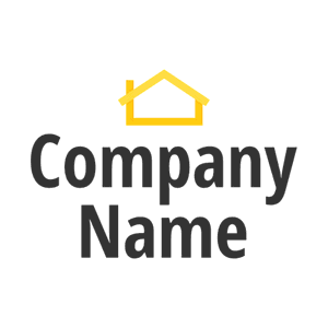 Logo with a yellow house - Home Furnishings