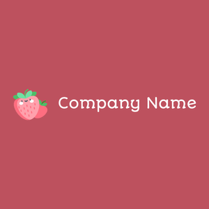 Strawberry logo on a Fuzzy Wuzzy Brown background - Environmental & Green