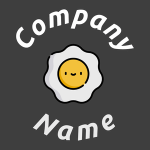 Egg logo on a Charcoal background - Agriculture