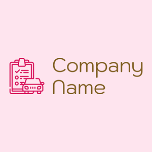 Logo inspection logo on a pink background - Automotive & Vehicle