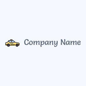 Taxi logo on a Alice Blue background - Automotive & Vehicle