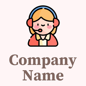 Customer service logo on a Snow background - Business & Consulting