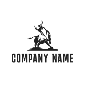 charging bull logo - Animals & Pets