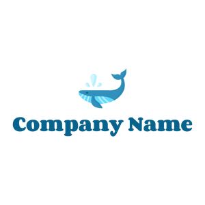 Big Whale logo on a White background - Abstract