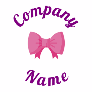 Pale Violet Red Bow on a White background - Sports