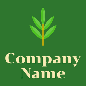 Bamboo logo on a Japanese Laurel background - Environmental & Green