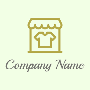 Clothing store logo on a Light Yellow background - Fashion & Beauty