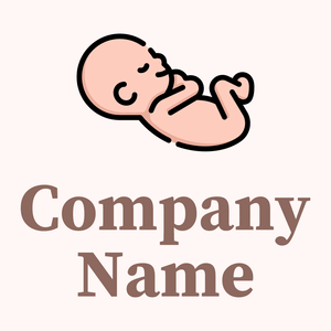 Newborn on a Snow background