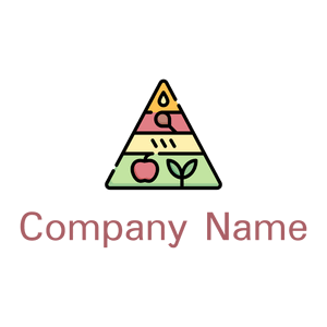 Pyramid on a White background - Food & Drink