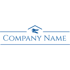 Wordmark logo with keys - Architectural