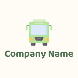 Bus logo on a Floral White background - Automotive & Vehicle