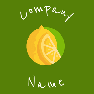 Lemon on a Olive background - Food & Drink