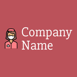 Nurse logo on a Blush background - Medical & Pharmaceutical