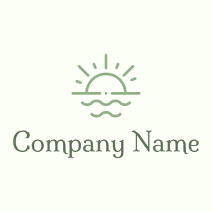 Sunrise logo on a Ivory background - Abstract