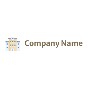 Hotel building logo on a White background - Medical & Pharmaceutical