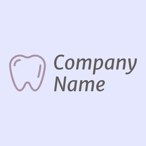 Tooth logo on a Ghost White background - Medical & Pharmaceutical