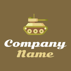 Tank on a Yellow Metal background - Games & Recreation