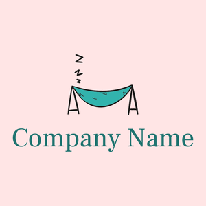 Hammock logo on a Misty Rose background - Travel & Hotel