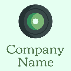 Vinyl logo on a Mint Cream background - Abstract