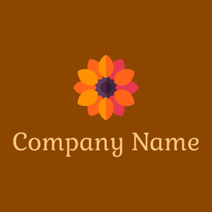 Gerbera logo on a Olive background - Agriculture