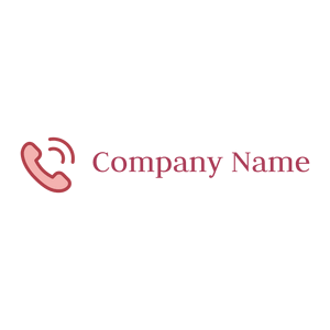 Telephone logo on a White background - Abstract