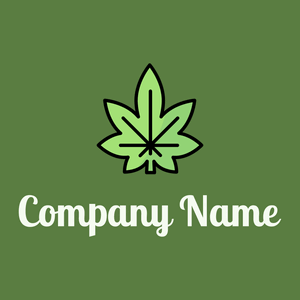 Hemp logo on a Fern Green background - Medical & Pharmaceutical