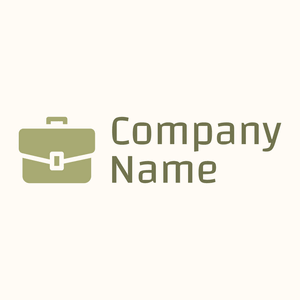 Briefcase logo on a Floral White background - Business & Consulting