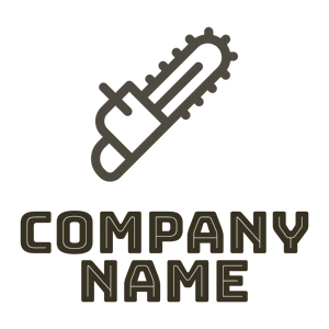 Chainsaw logo on a White background - Construction & Tools