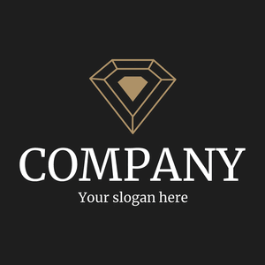 Black and gold diamond logo - Wedding Service