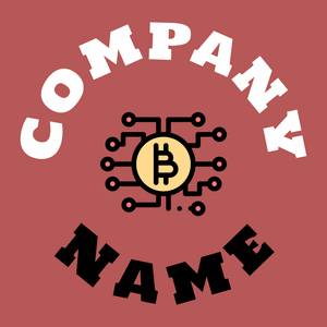 Bitcoin logo on a Blush background - Technology