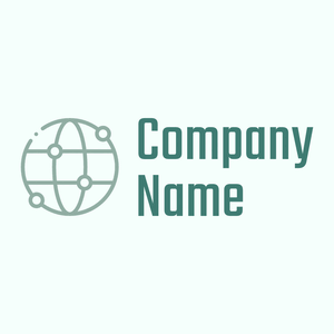 Worldwide logo on a Mint Cream background - Computer